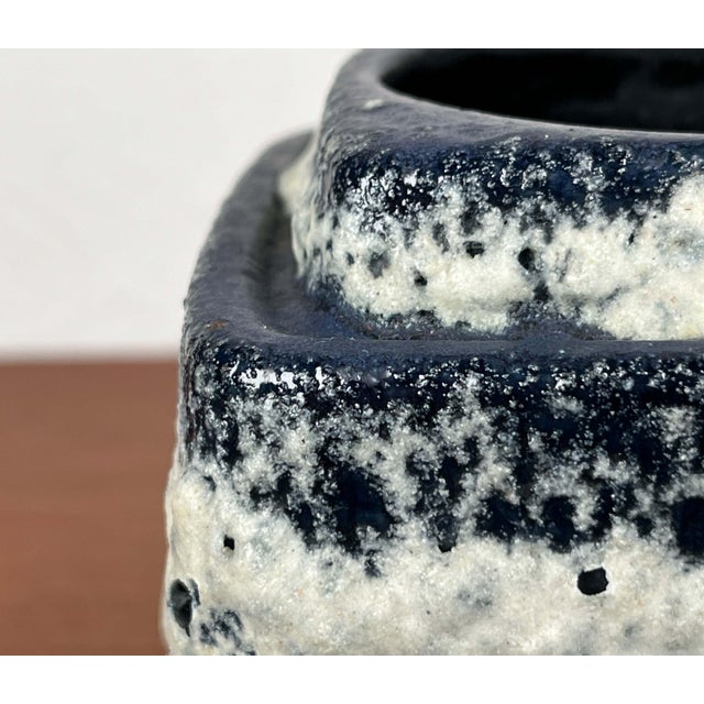 Mid-Century Modern West German Pottery WGP Fat Lava Vase from Dümler & Breiden, 1960s For Sale - Image 15 of 18