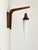 Wall Light in Teak and Opaline Glass, 1960s For Sale - Image 13 of 13