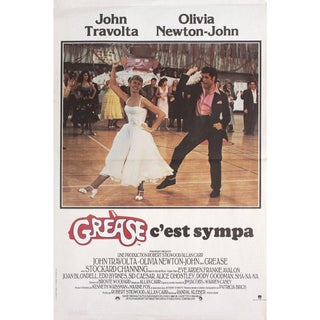 Grease 1978 FrenchFilm Poster For Sale