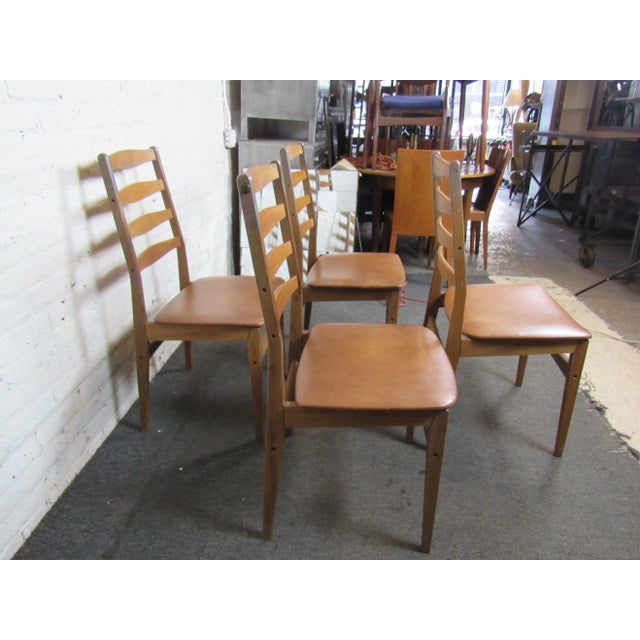 Mid-Century Modern Mid 20th Century Danish Dining Room Chairs - 4 Pieces For Sale - Image 3 of 8