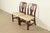 Baker Furniture Company Baker Furniture Georgian Carved Mahogany Side Chairs or Dining Chairs, Pair For Sale - Image 4 of 14