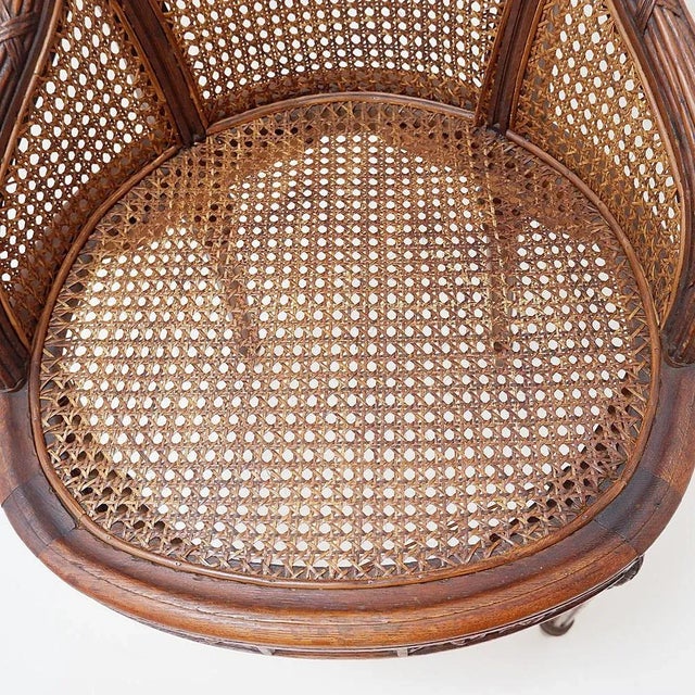 Early 20th Century Louis XVI Mahogany Armchairs, Set of 2 For Sale - Image 15 of 16