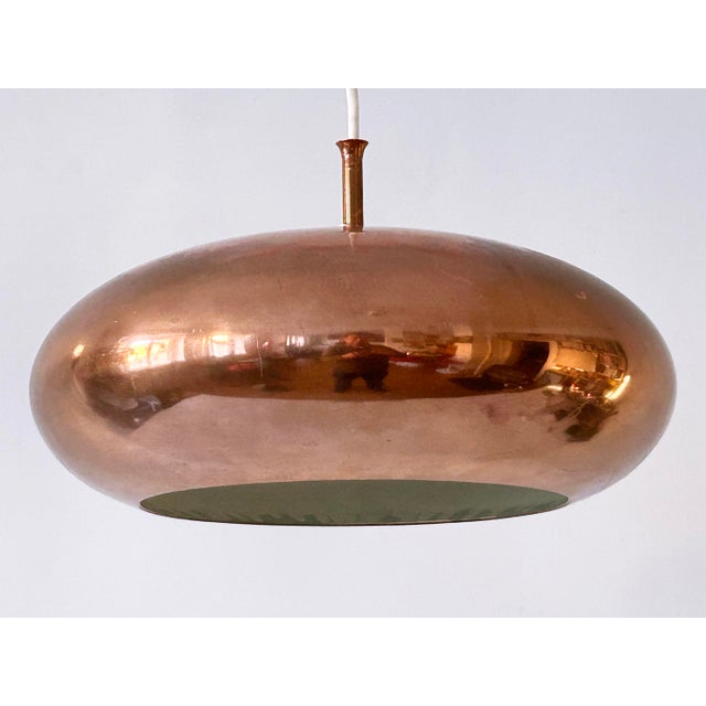 Mid-Century Copper Pendant Lamp from Falkenbergs Belysning, Sweden, 1960s For Sale - Image 11 of 18