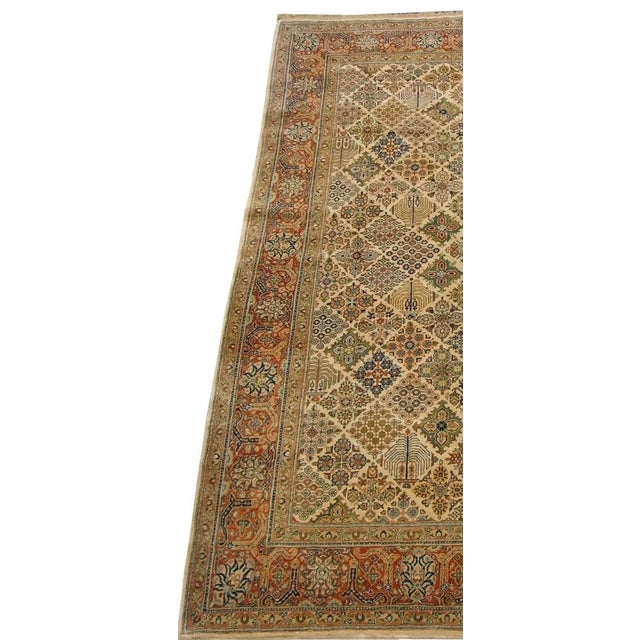 Early 19th Century Antique Saruk Rug 10'0'' X 6'5'' For Sale - Image 4 of 5