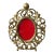Ornate Rocco Style Brass Picture Frame For Sale
