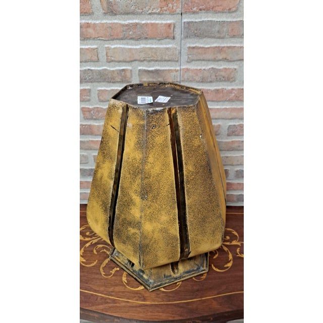 1970s Vintage Indian Vase in Brass, 1970s For Sale - Image 5 of 8