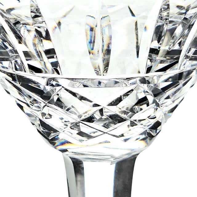 Late 20th Century Waterford Crystal Maeve Tall Cocktail Martini Glass For Sale - Image 9 of 12