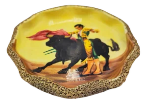 Vintage Ceramic Plate Matador, 1980s