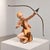 Italian Glazed Ceramic Diana Huntress Sculpture by Favaro and Cecchetto, 1950s For Sale - Image 6 of 9