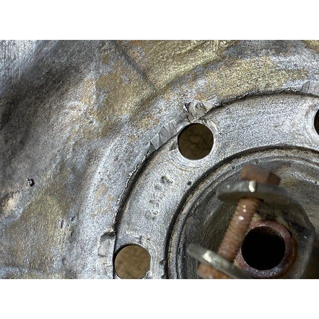 Art Deco Nickel-Plated Ceiling Light by Muller Freres, Luneville, 1930s For Sale - Image 12 of 14