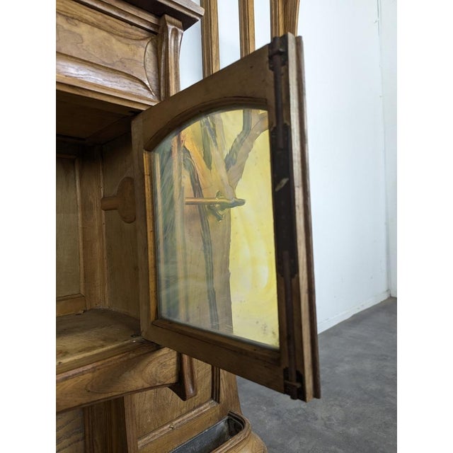 Large Art Nouveau Wardrobe in the style of Vand de Velde For Sale - Image 9 of 14