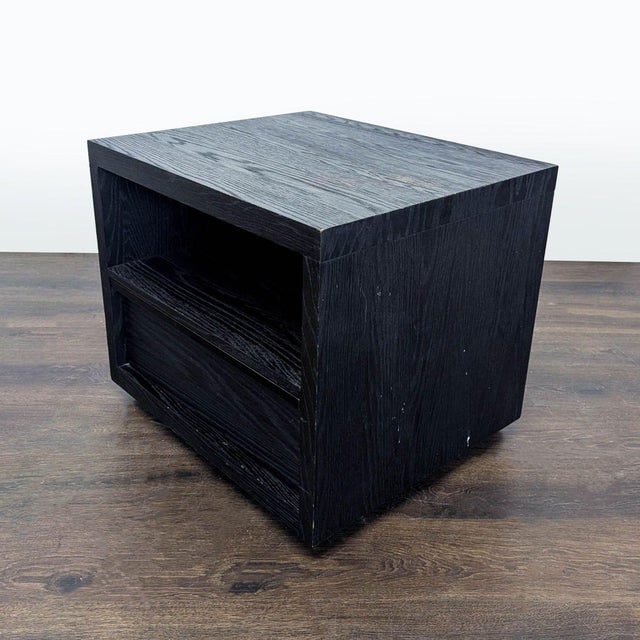 Designed by the Van Thiels. Slender metal accents are a counterpoint to the naturally rich grain of American white oak....
