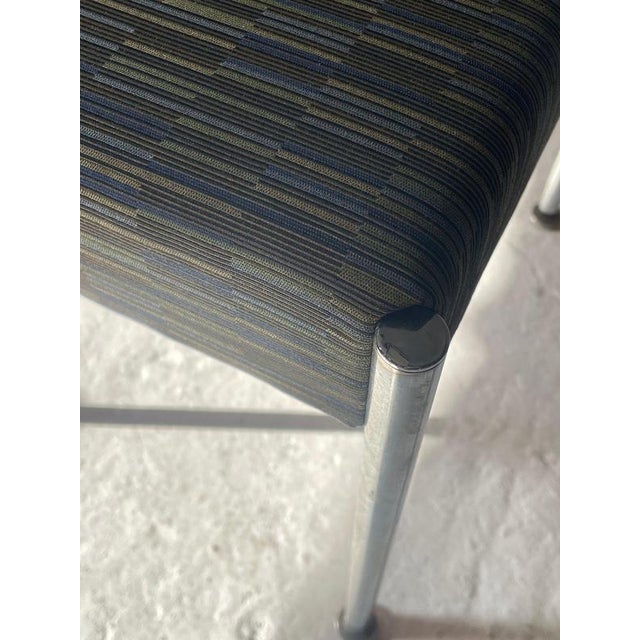 Black Vintage Chairs by Martin Stoll for Girsberger, Switzerland, 1970s, Set of 4 For Sale - Image 8 of 11