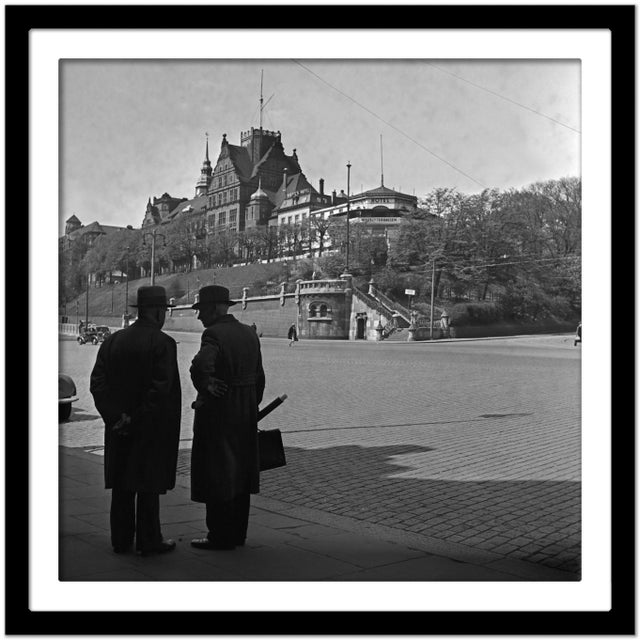 Harbor Hospital at Hamburg St. Pauli and People, Germany 1938, Printed 2021 For Sale - Image 4 of 5