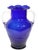 Mid 20th Century Mid 20th Cobalt Glass Handled Vase Att. To Fostoria For Sale - Image 5 of 7