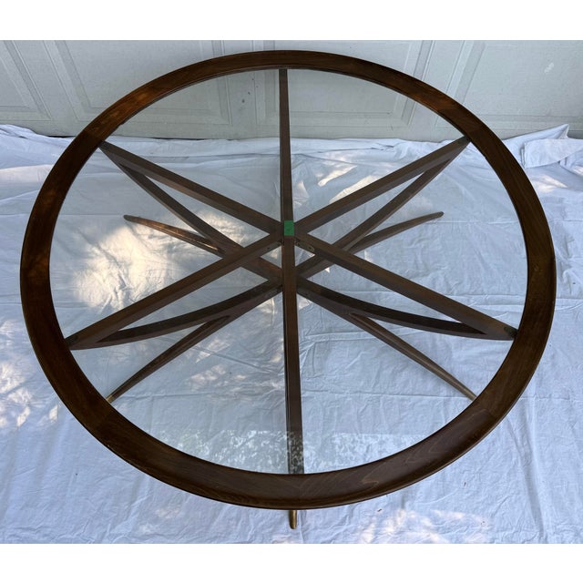 Mid 20th Century Danish Mid Century Modern Spider Leg Coffee Table For Sale - Image 9 of 10