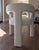 Van Thiel Restoration Hardware Ines Open-Back Sculptural Postmodern Upholstered Dining Chairs, Set of Eight For Sale - Image 4 of 10