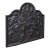 Antique Decorative Fire Back, English Fireplace Reflector, Victorian, Circa 1900 For Sale