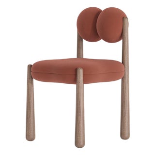 Terracotta Jasmine Chair by Nelson Araujo For Sale