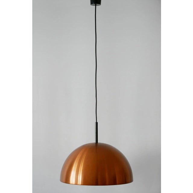 German Copper Pendant Lamp from Staff, 1960s For Sale - Image 4 of 18