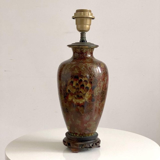 Ceramic Chinese Porcelain Table Lamp Base For Sale - Image 7 of 7