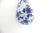 Antique Large Chinese Porcelain Spoon With Sanskrit Blue and White For Sale - Image 11 of 11