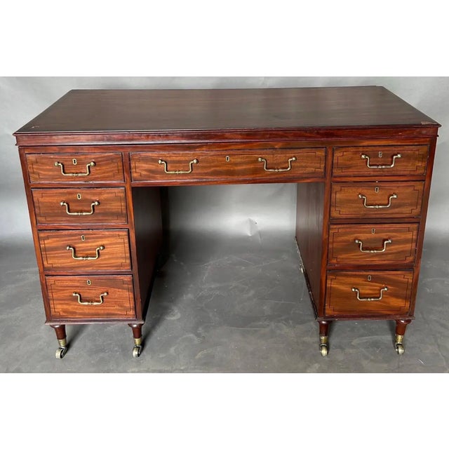 Fantastic 19th Century Regency Period Mahogany Metamorphic Dressing Desk For Sale - Image 4 of 4