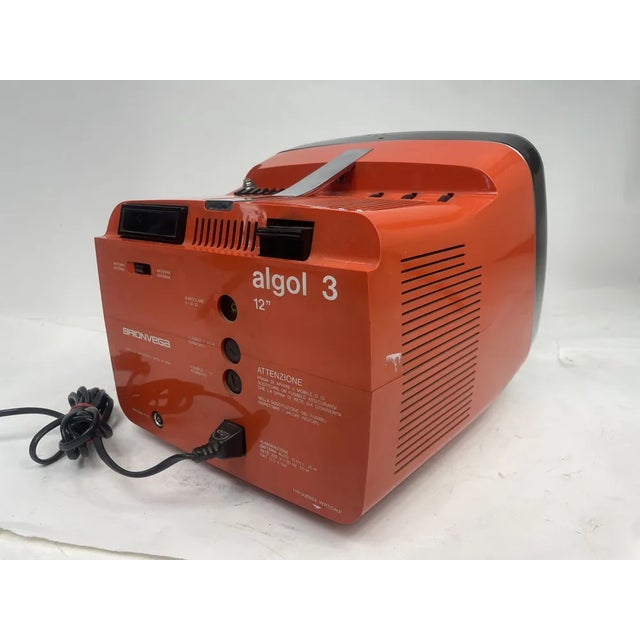 Red Vintage Italian Television, 1960s For Sale - Image 8 of 13