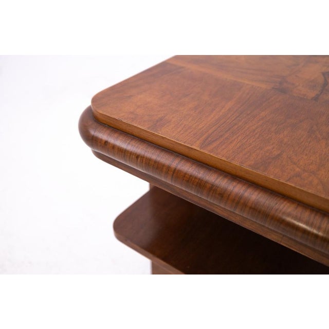 Art Deco Square Table, Poland, 1950s For Sale - Image 4 of 9