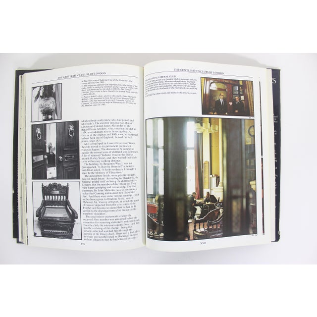 The Gentlemen’s Clubs of London 1984 Hard Cover Coffee Table Book For Sale - Image 11 of 12