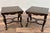 Vintage Pair of Black Lacquer Hand Painted Gold Chinoiserie Style Side Tablespoons For Sale In New York - Image 6 of 8
