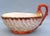 Traditional Early 19th Century French Empire Paris Porcelain Shell Form Cream Pitcher with Coral Branch Handle For Sale - Image 3 of 8