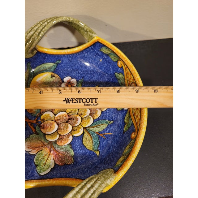 1990s Deruta Italy Serving Bowl Vessel For Sale - Image 11 of 12