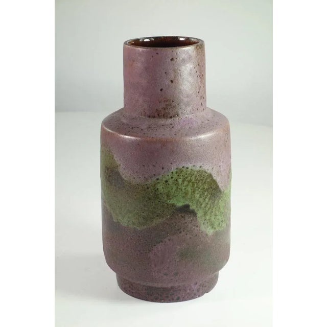 Beige Materic Volcanic Pottery Germany Ceramic Vase, 1960s For Sale - Image 8 of 8