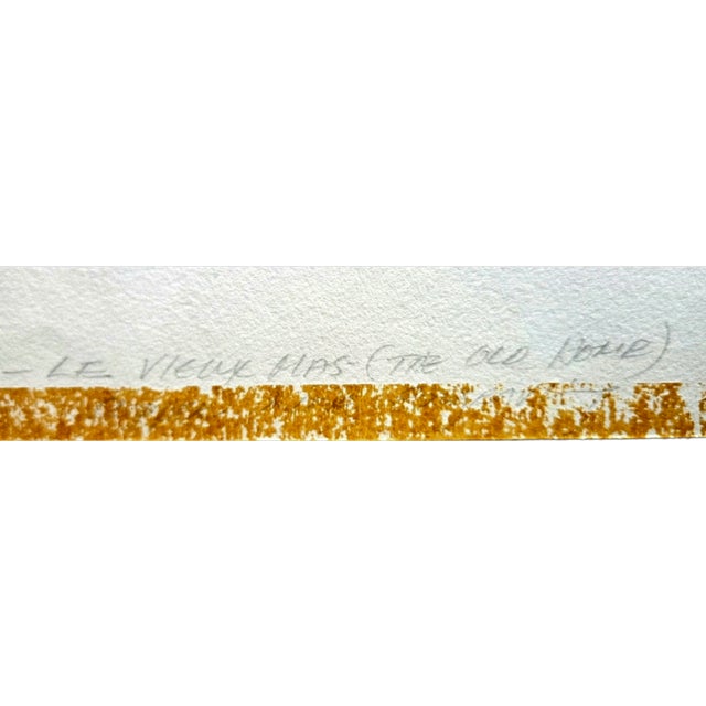 Abstract Elegant Vintage Mid-Century Abstract Etching by Sheigla Hartman (1970) For Sale - Image 3 of 5