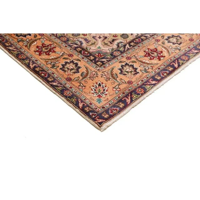 Middle Eastern Hand-Knotted Rug in Silk For Sale - Image 5 of 11