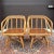 Camel 1970s Ficks Reed Mid Century Modern Bamboo / Rattan Swivel Dinette Chairs - A Pair For Sale - Image 8 of 18