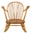 Mid-Century Windsor Grandfather Rocking Chair in Wood attributed to Lucian Ercolani for Ercol, England, 1960s For Sale