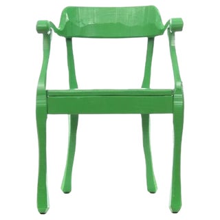 Vintage Green Side Chair For Sale