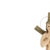 Sacred Art - Saint Manuel. Portuguese sculpture; early 20th century, in unglazed polychrome terracotta. Height: 25 cm.