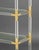 Jonathan Adler Vintage Jonathan Adler Modern Lucite and Brass Etagere For Sale - Image 4 of 9
