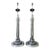 Early 20th Century Art Deco Period “Machine Age” Chrome Plated Table Lamps - a Pair For Sale