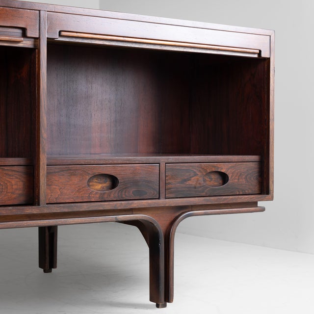 Brown M501 Sideboard by Gianfranco Frattini for Bernini, 1960 For Sale - Image 8 of 16