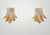 1990s Italian Amber Murano Glass Felci Wall Sconces, 1990s, Set of 2 For Sale - Image 5 of 16