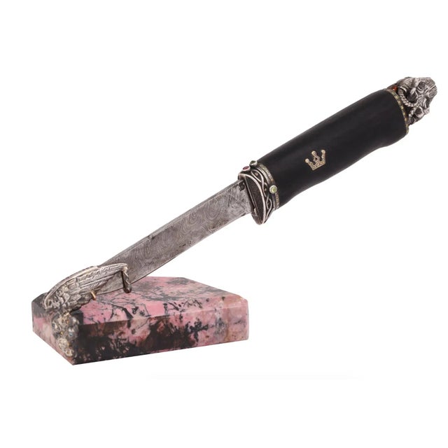 Late 20th Century American Silver Diamond Ruby Letter Opener For Sale - Image 9 of 9