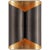 AERIN for Visual Comfort Signature Selfoss Sconce in Bronze with Gild Interior For Sale