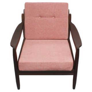 Armchair in Pale Pink, 1965 For Sale
