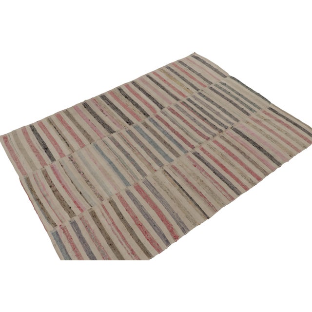 Handwoven in wool, Rug & Kilim presents a 7x10 contemporary rug from their innovative new patchwork kilim collection. On...