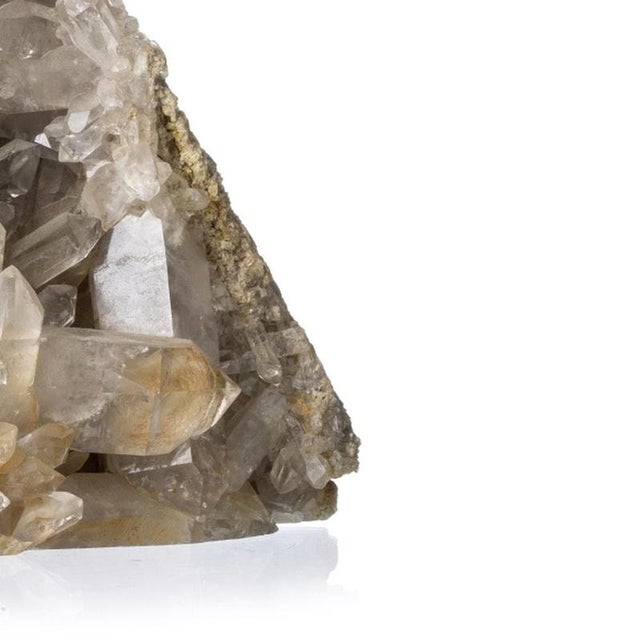 Large Vintage Quartz Cluster For Sale - Image 5 of 6