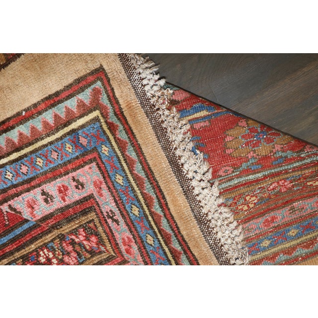 19th Century Bakshaish Square Rug, 12' X 13'7'' For Sale - Image 4 of 15